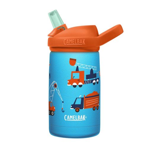 Camelbak Eddy+ kids fém hőtárolós kulacs - Construction and Cranes - 350ml