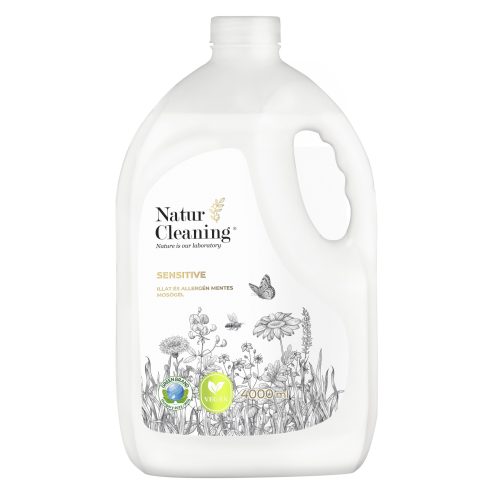 Naturcleaning Sensitive Illat,- és allergénmentes mosógél - 4 liter