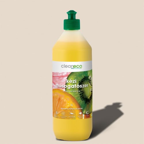 Cleaneco - Kézi mosogatószer pumpás - mangó-papaya - 1l