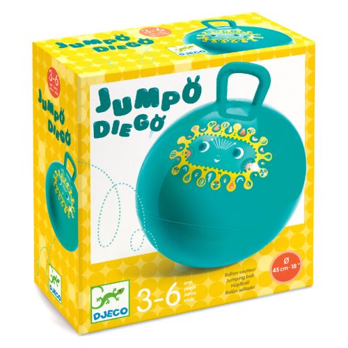 Djeco Ugrálólabda, ∅ 45 cm - Jumpo Diego - Jumpo Diego