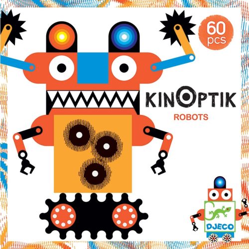 Djeco Optikai puzzle - Robotok - Kinoptik Robots (60 db)