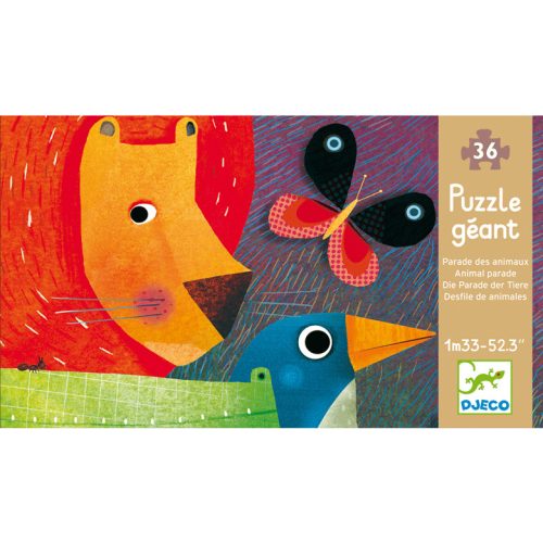 Djeco Óriás puzzle - Állati parádé - Animal Parade (36 db)