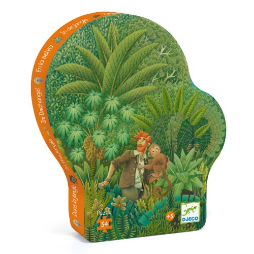 Djeco Formadobozos puzzle - Dzsungel puzzle - In the Jungle