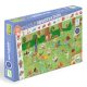 Djeco Megfigyeltető puzzle - Kisbarátok a kertben - Little friends' garden (35 db)