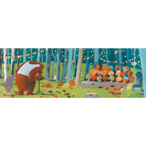 Djeco Művész puzzle - Erdei barátok - Forest friends (100 db)