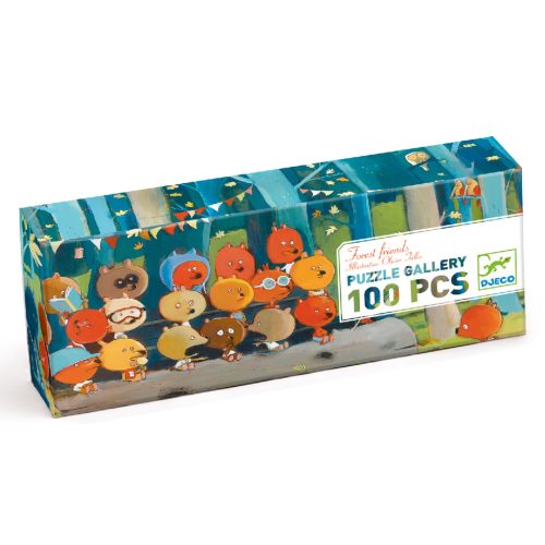 Djeco Művész puzzle - Erdei barátok - Forest friends (100 db)