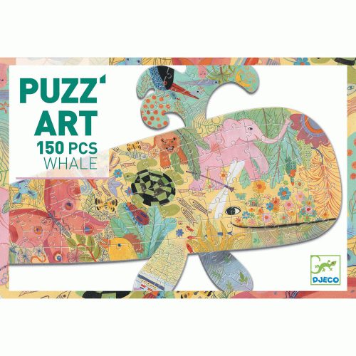 Djeco Művész puzzle - Bálna - Whale (150 db)