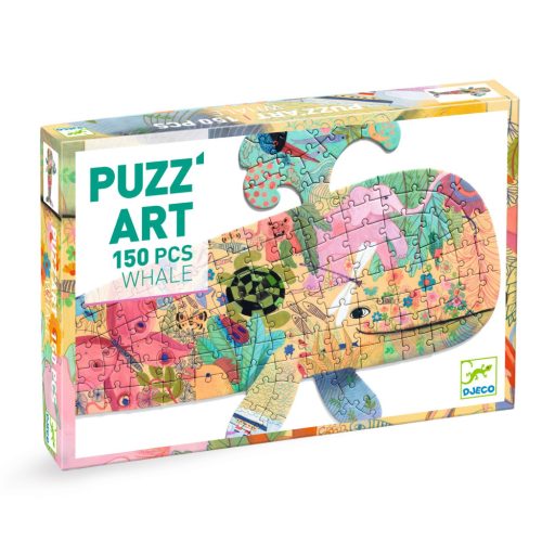 Djeco Művész puzzle - Bálna - Whale (150 db)