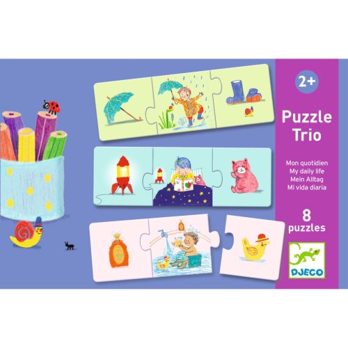 Djeco Párosító puzzle - Mi kell hozzá - My daily life (24 db)