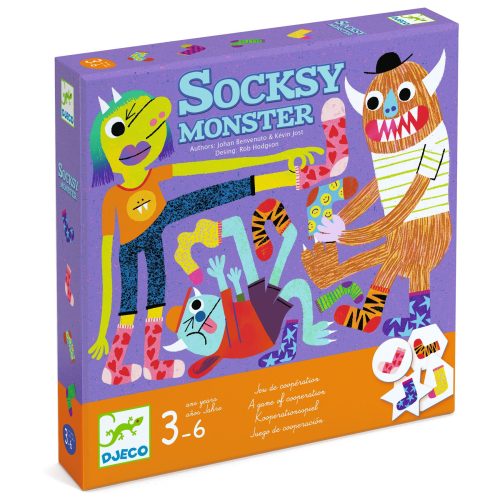 Djeco Társasjáték - Zokniszörny - Socks y Monster