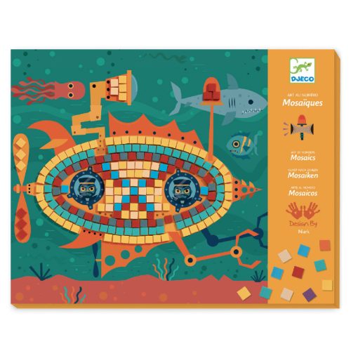 Djeco: Design by Mosaic kits - Ace at the wheel