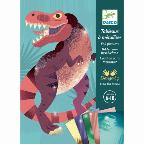 Djeco Fémfóliás színező - Dínók kora - Jurassic