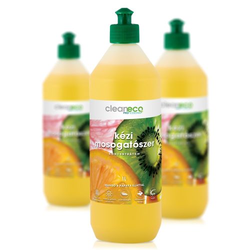 Cleaneco - Kézi mosogatószer - Mangó és papaya - 1l