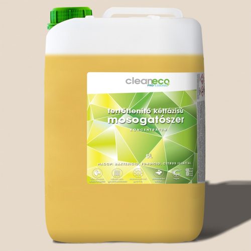 Cleaneco - kétfázisú fertőtlenítő mosogatószer - 5l