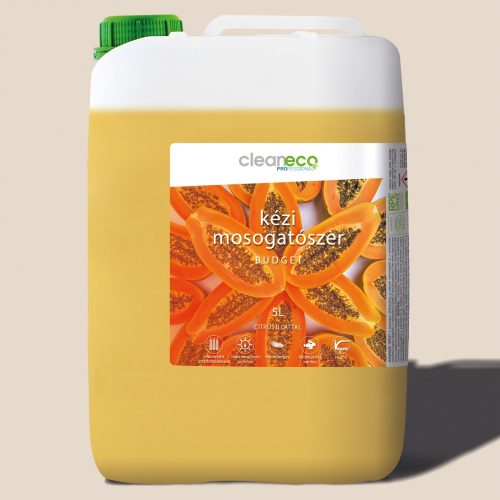 Cleaneco - Kézi mosogatószer - mangó papaya BUDGET - 5L