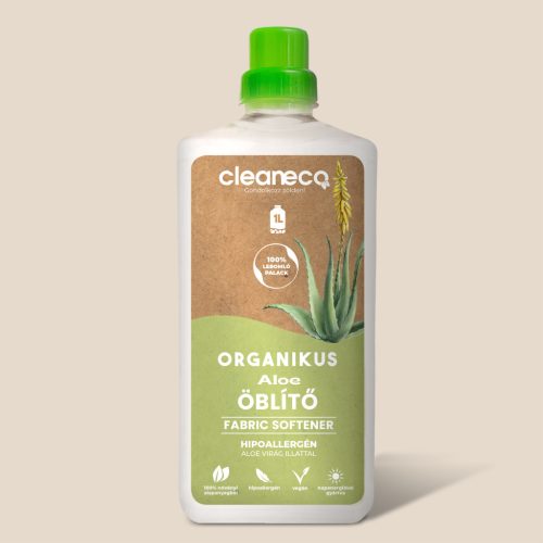 Cleaneco - Bio öblítő - Hipoallergén aloe virág illattal - 1l