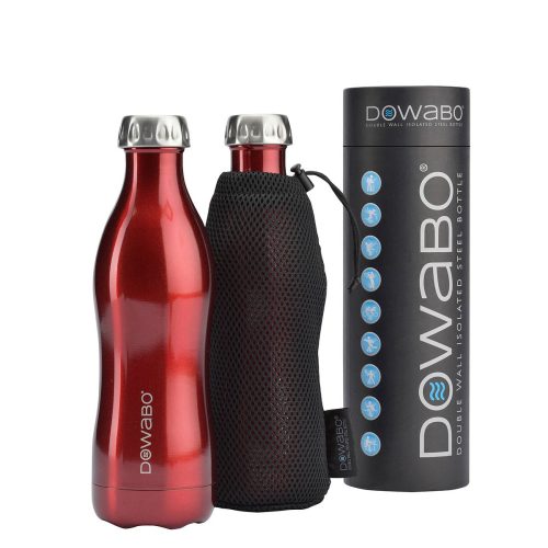 Dowabo rozsdamentes acél kulacs - 500 ml - Red